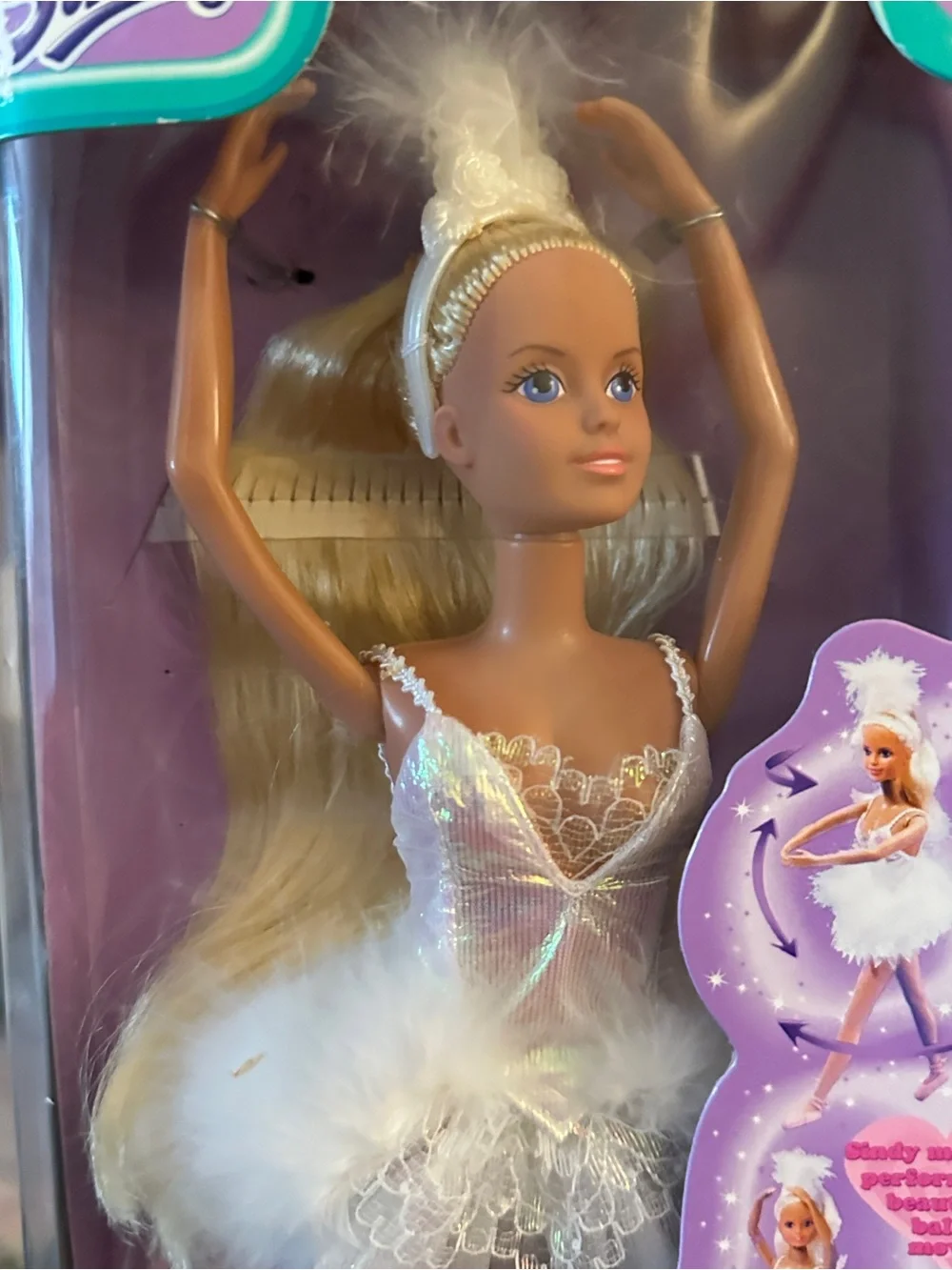 Vintage Sindy Doll Magic Moves Ballerina Boxed Barbie Style Blonde Fashion